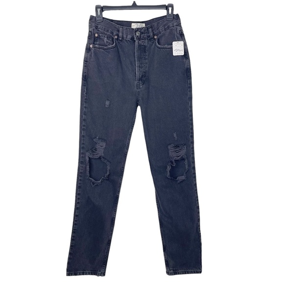 Free People l We The Free The Lasso High Waist Straight Leg Jeans, size 26 - Picture 2 of 11